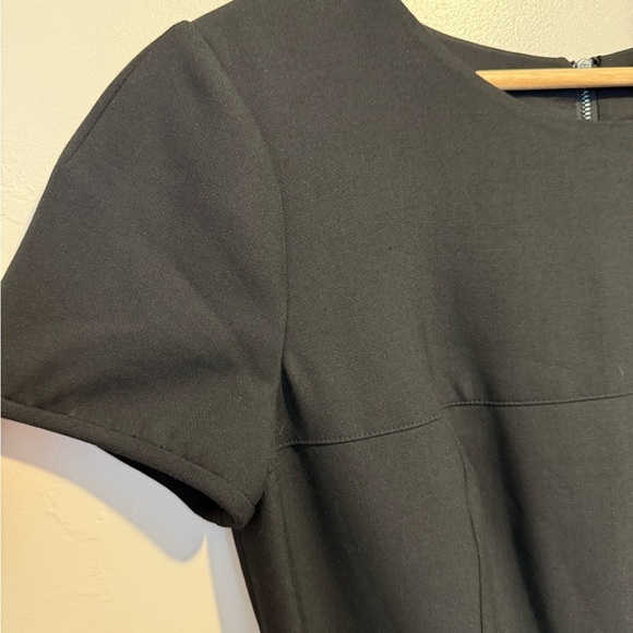 BCBGMaxAzria Hannah Colorblock Mini Dress A-Line Black & Beige US Size 8 Modern - Picture 9 of 16